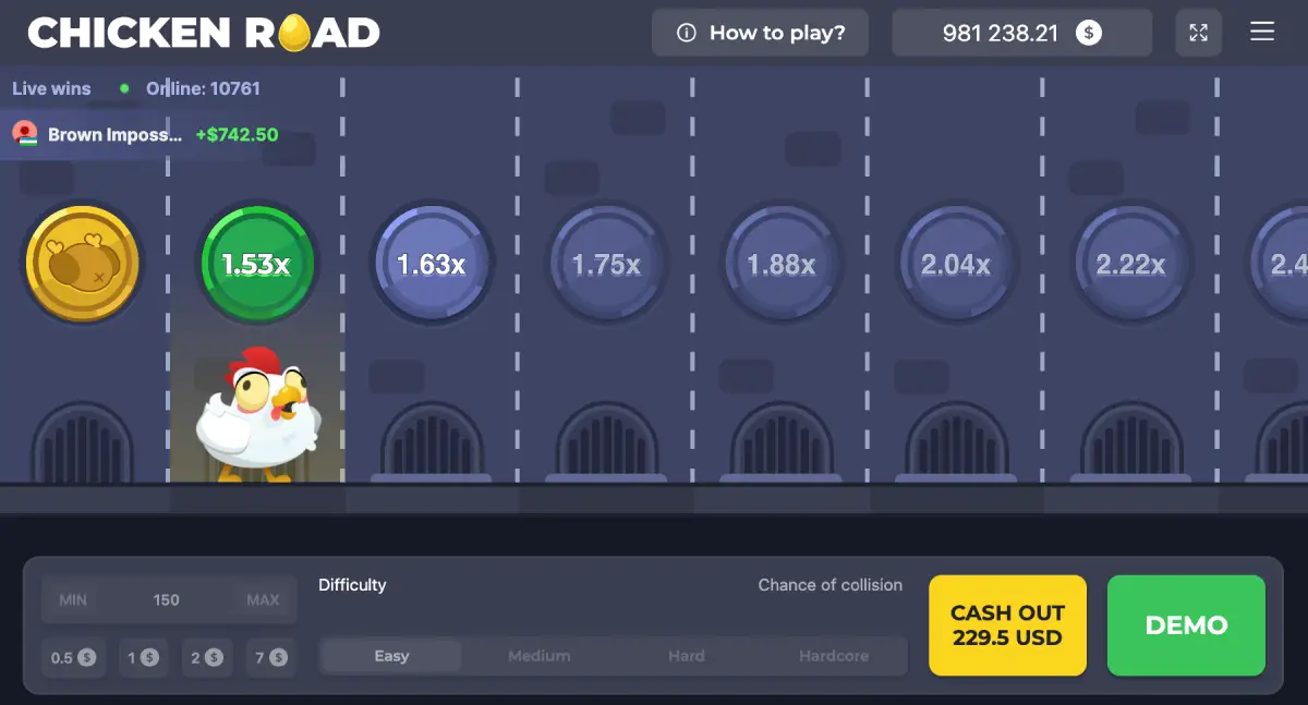 Play Chicken Road for free